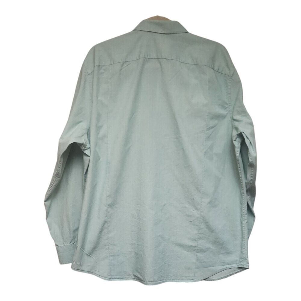 Banana Republic Mens Slim Fit Button Up Long Sleeve Shirt Size XL Mint Green - Picture 2 of 7
